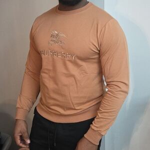 Burberry Tan Long Sleeve Shirt